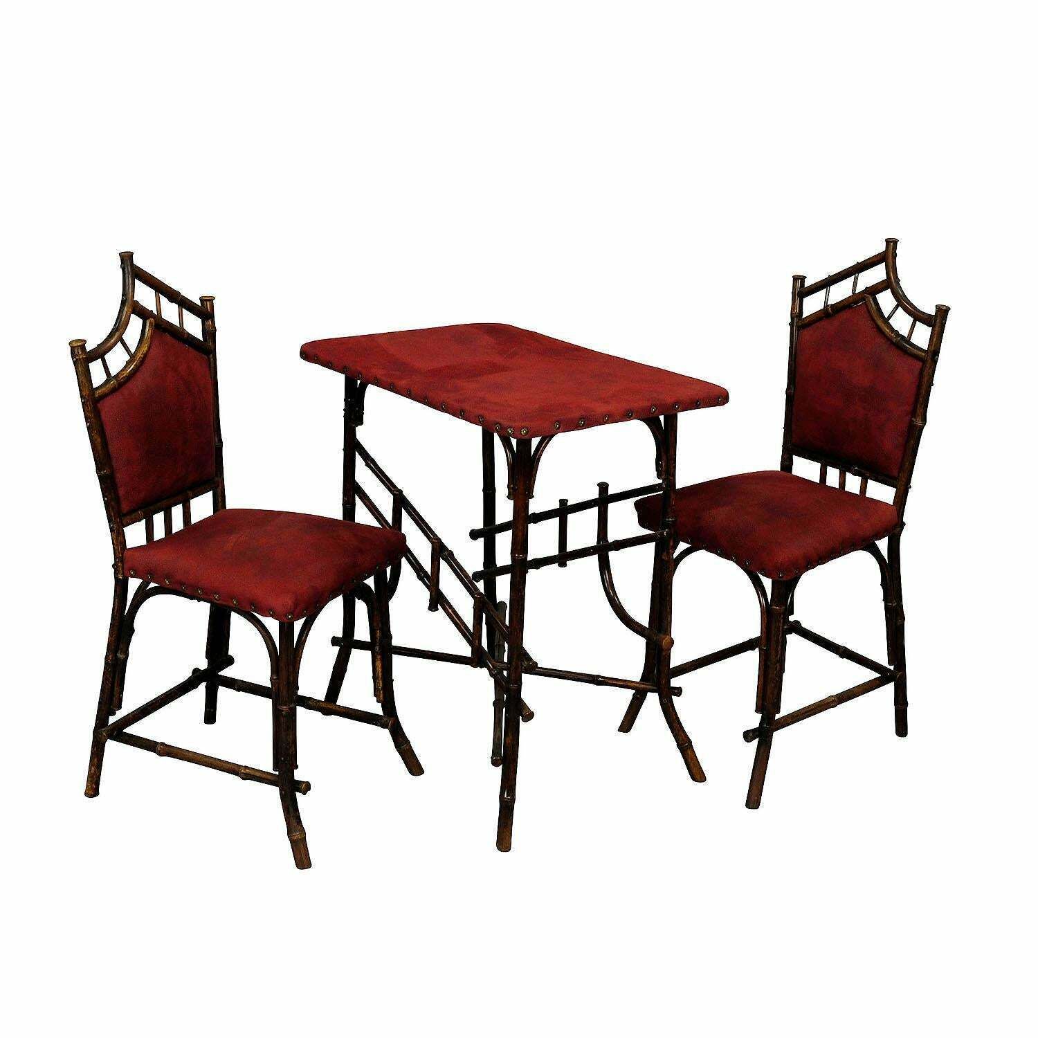 Asian Inspired Set Of Bamboo Furniture Ca. 1930s photo furniture