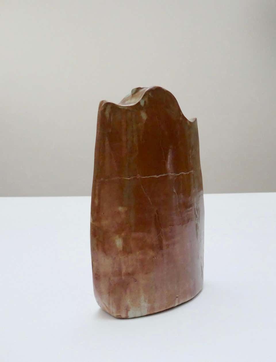 Mid Century Sculptural Terracotta Vase, France photo buy