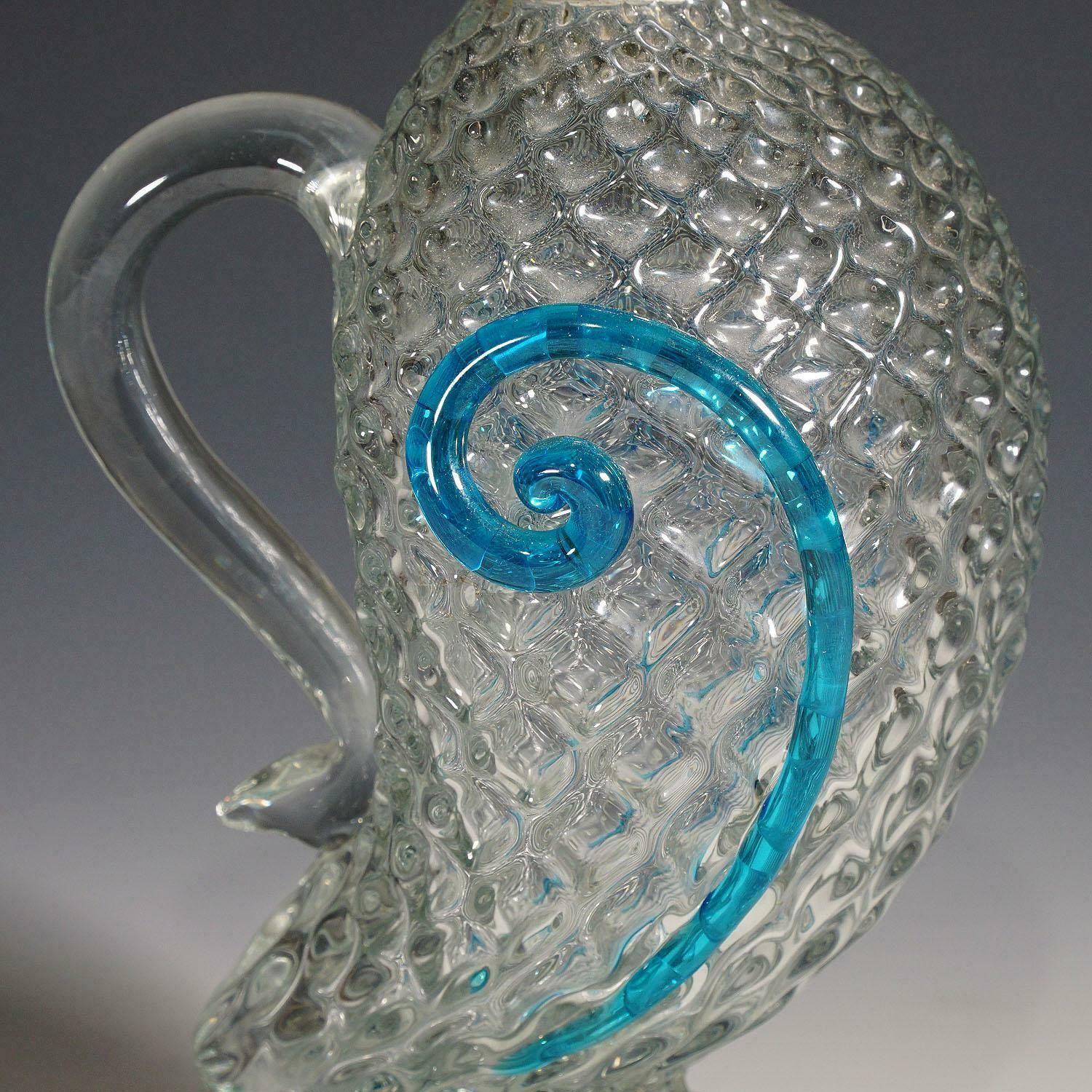 Murano Kunstglas Kan Door Flavio Poli Voor Seguso Vetri D'arte, Ca. 1962 photo vintage