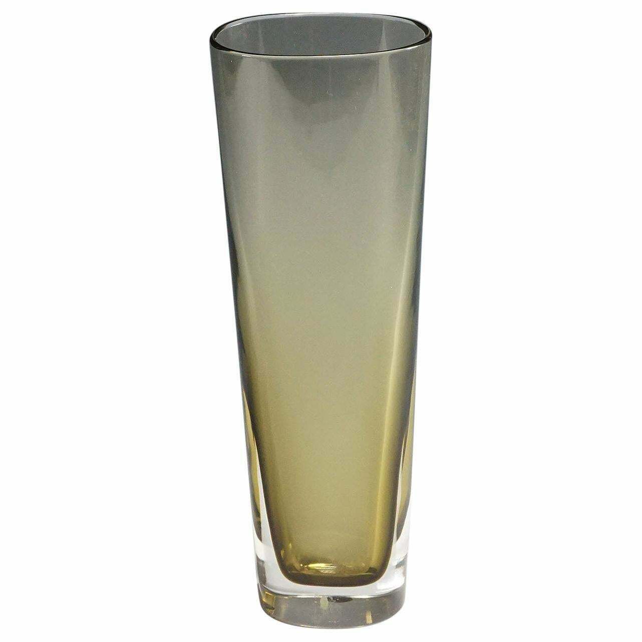 Flavio Poli For Seguso Sommerso Vase Murano, Circa 1960