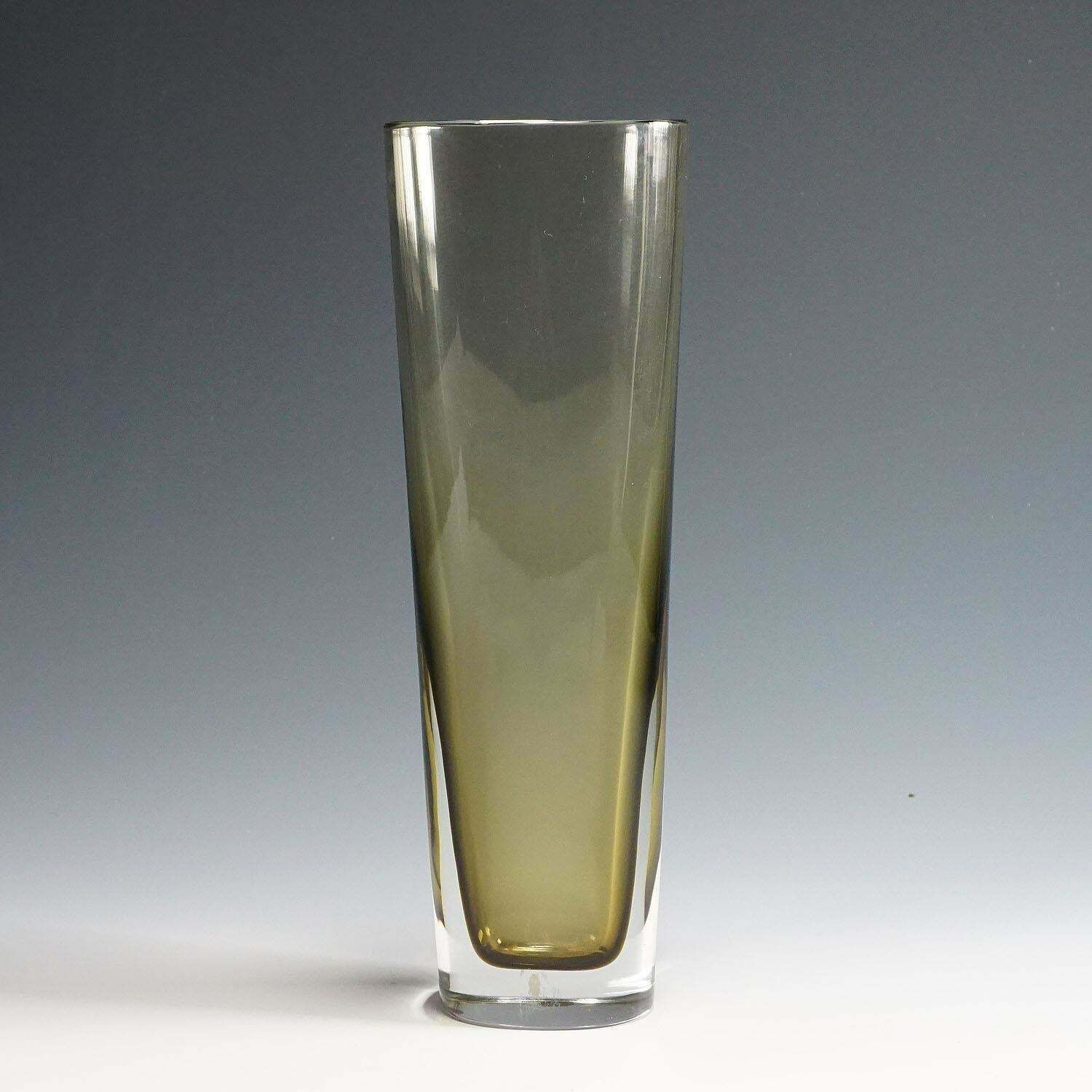 Flavio Poli For Seguso Sommerso Vase Murano, Circa 1960 photo furniture