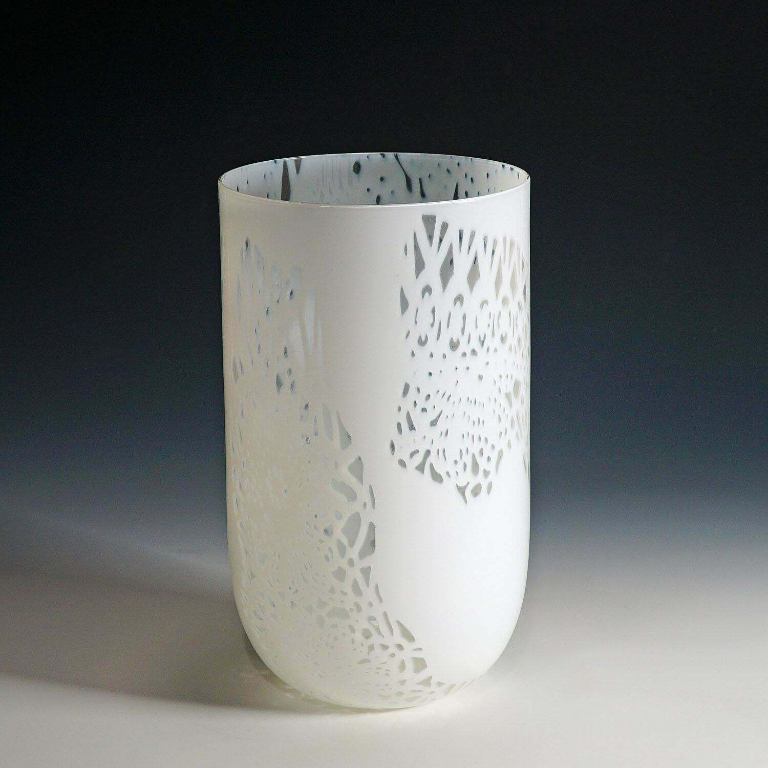 Merletto Vase, Brigitta Carlsson And Ove Thorssen For Venini, Murano photo for sale