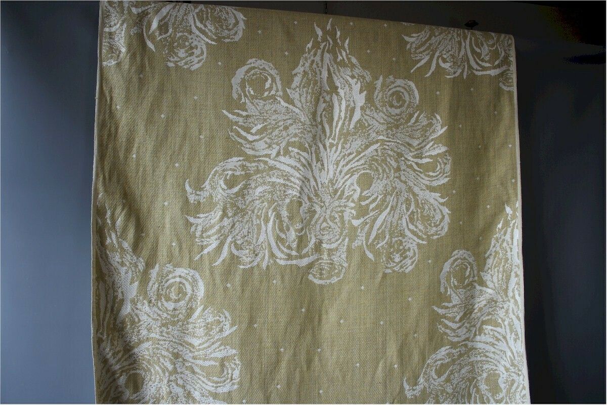 Edinburgh Weavers "Burning Bush By Helen Dalby 1961 photo Textiles