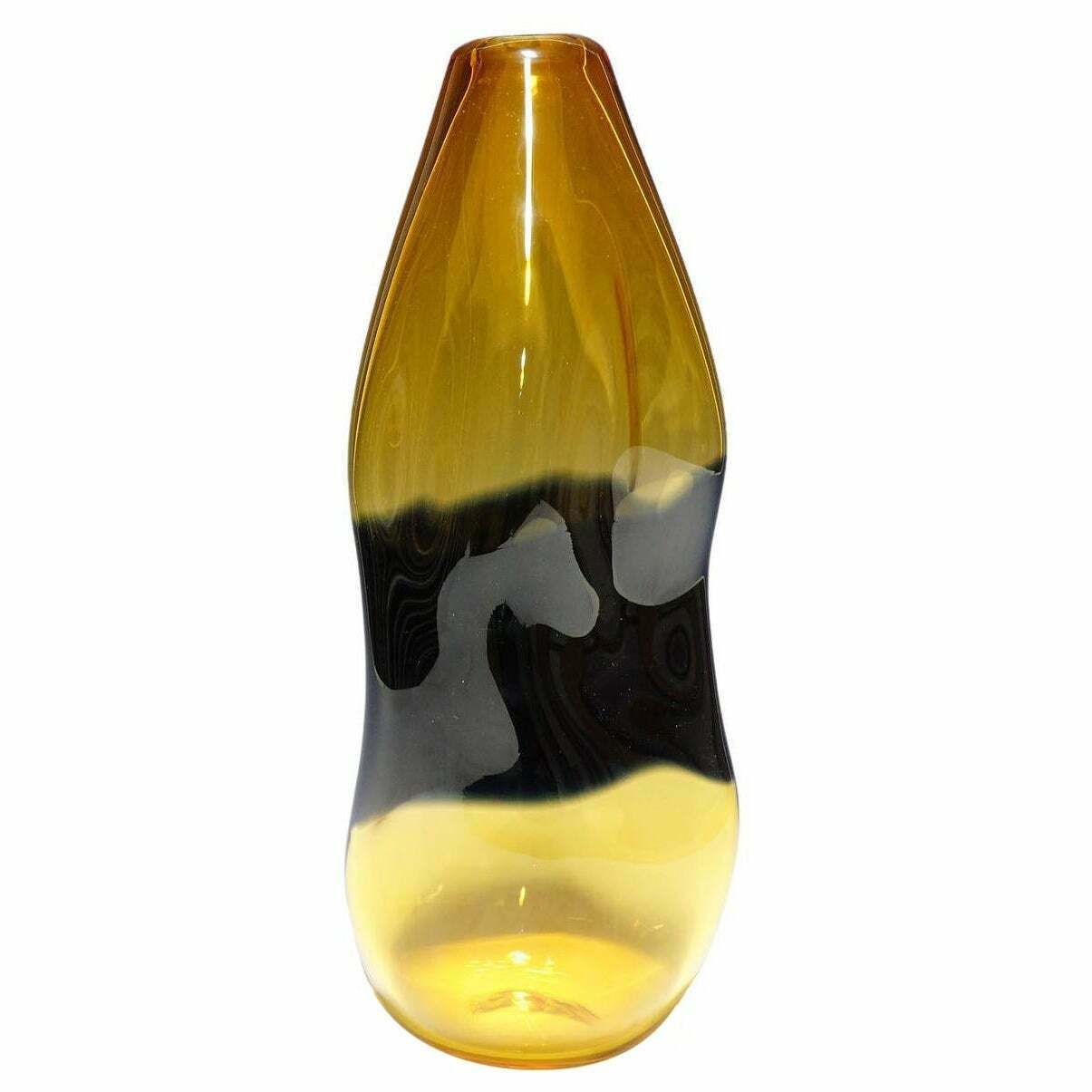 Large Incalmo Murano Art Glass Vase By V. Nason & C. Ca. 1990s