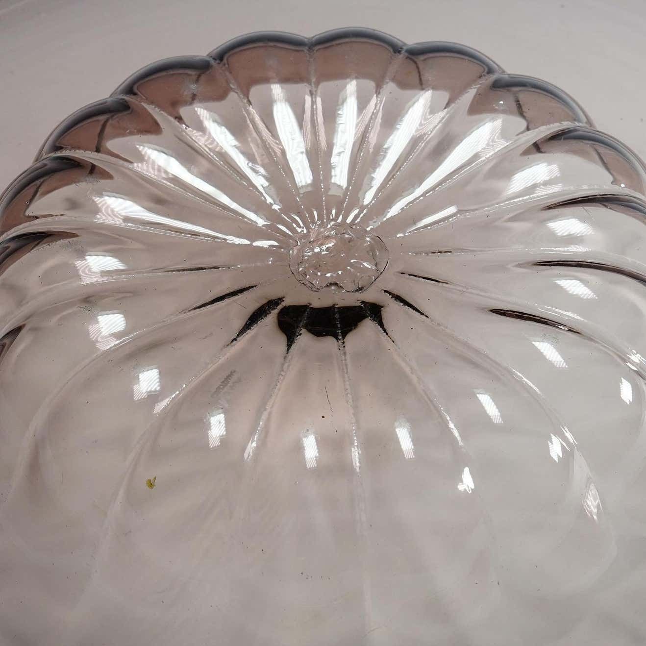 Very Large Vetro Soffiato Glass Dish By Vittorio Zecchin For Venini Murano photo buy