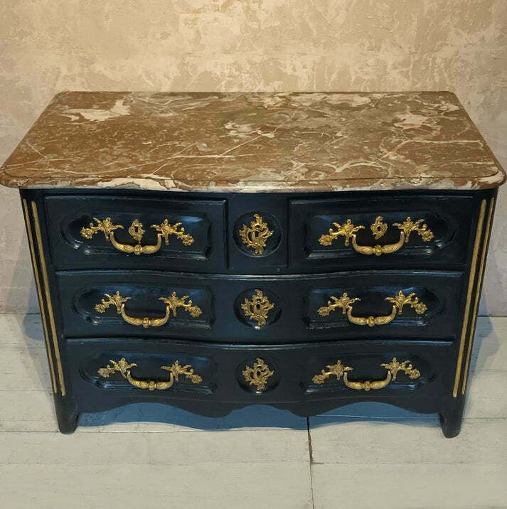 18th Century Marble Topped Chest Of Drawers photo 3680.0