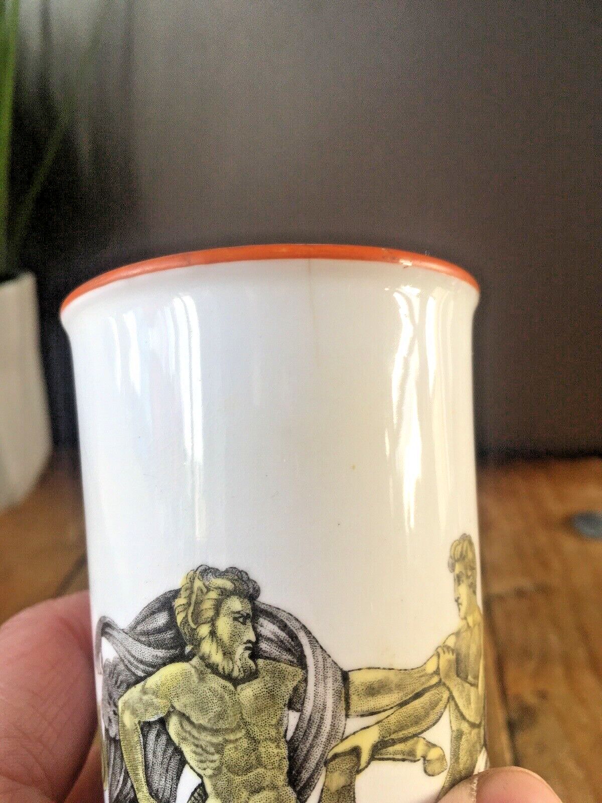 Antique Greek Mythology Lapiths & The Centaurs Battle Neoclassical Spill Vase photo buy