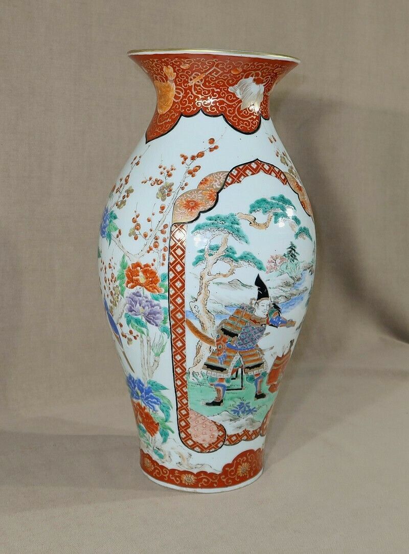 Large Japanese Porcelain Vase, Late 19th Century photo furniture