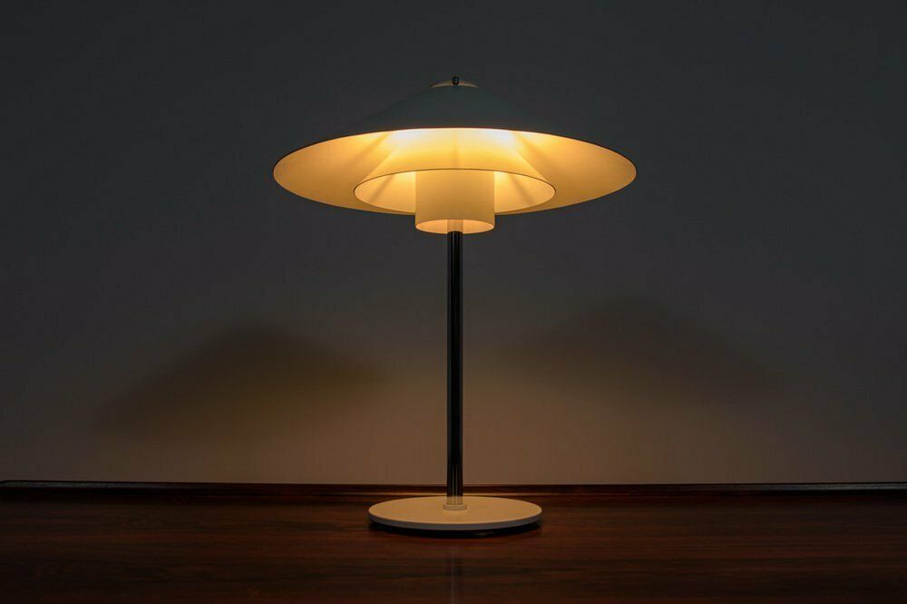 Mid Century Desk Lamp By Christian Hvidt For Nordic Solar 1970s photo vinterior