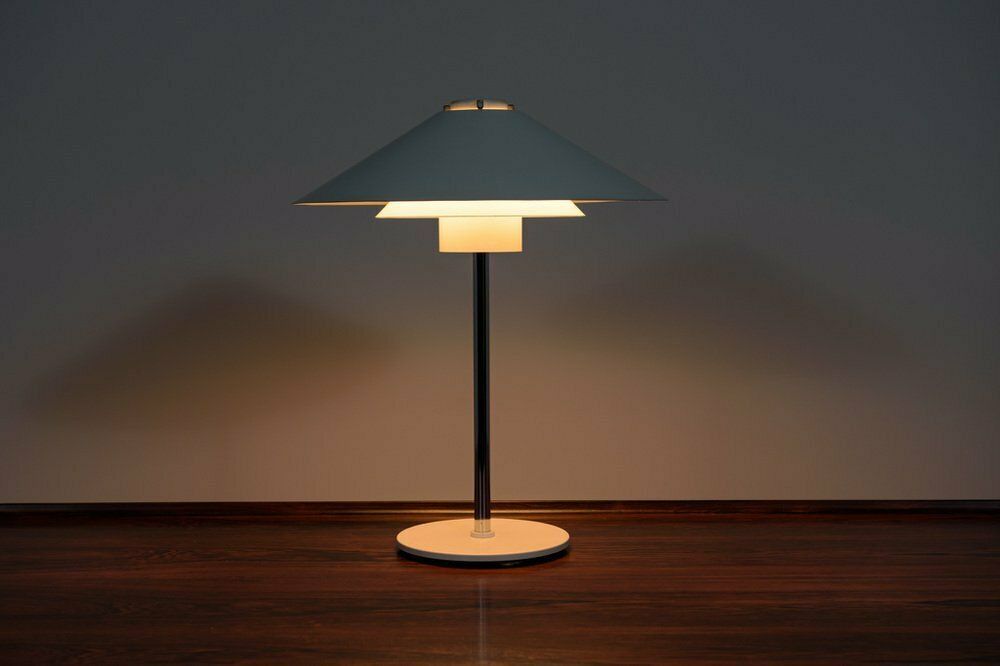 Mid Century Desk Lamp By Christian Hvidt For Nordic Solar 1970s photo vintage