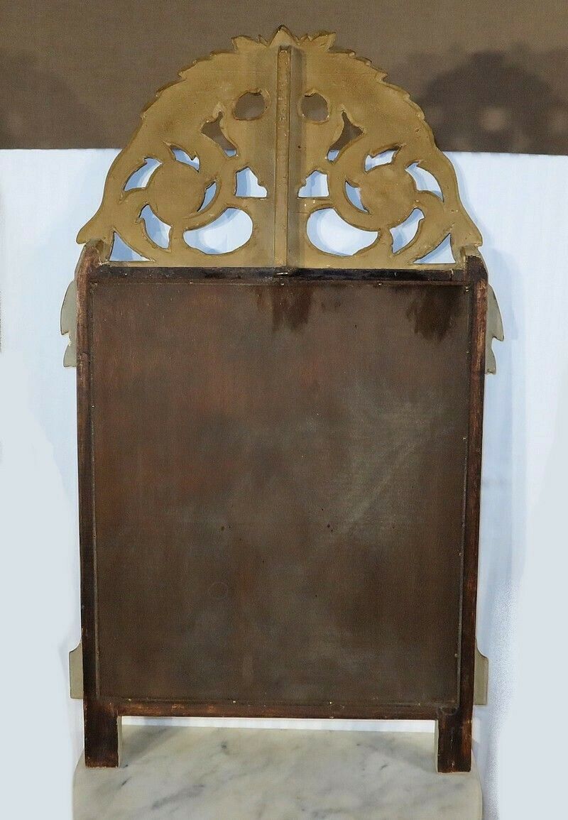 Home Decor Golden Wood Mirror, Louis XVI Style, Early 20th Century photo