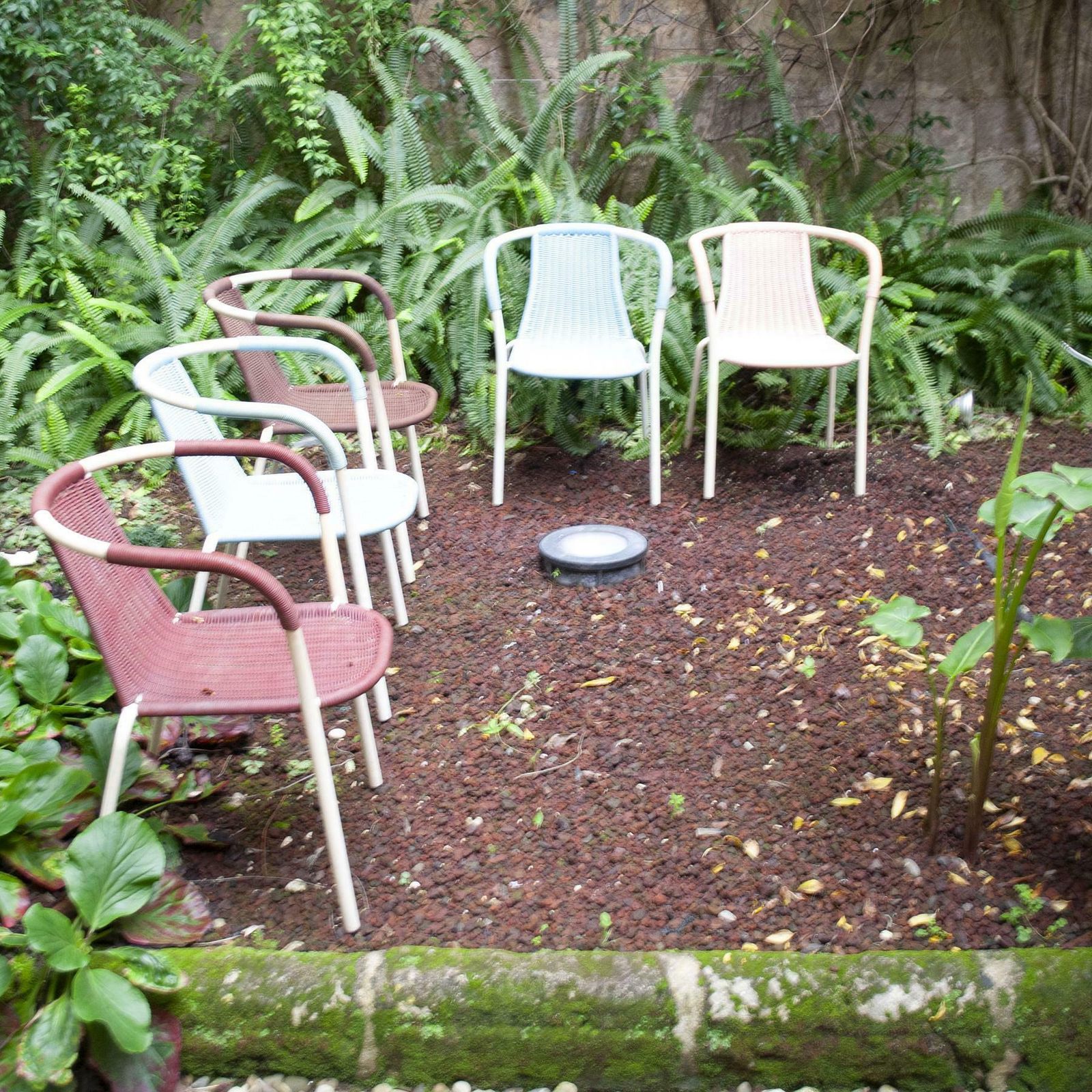 Italian Midcentury Set Of Five Bar Bistro Chairs 1960s photo for sale