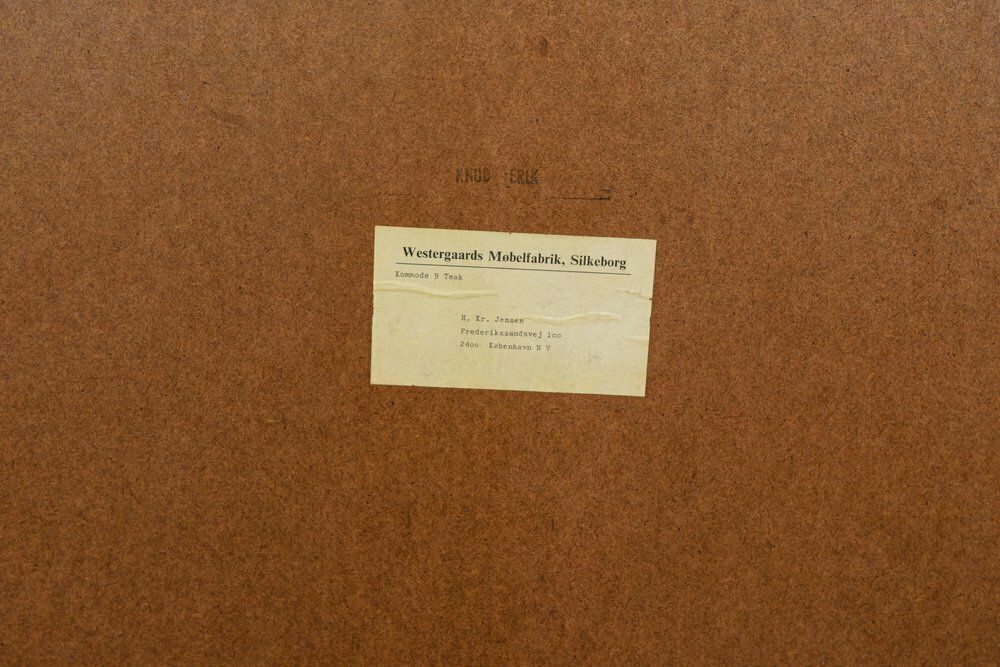 photo vinterior Mid Century Teak Dresses By E. Jensen And J. Andersen For Westergaard Mobelfabrik 1960s
