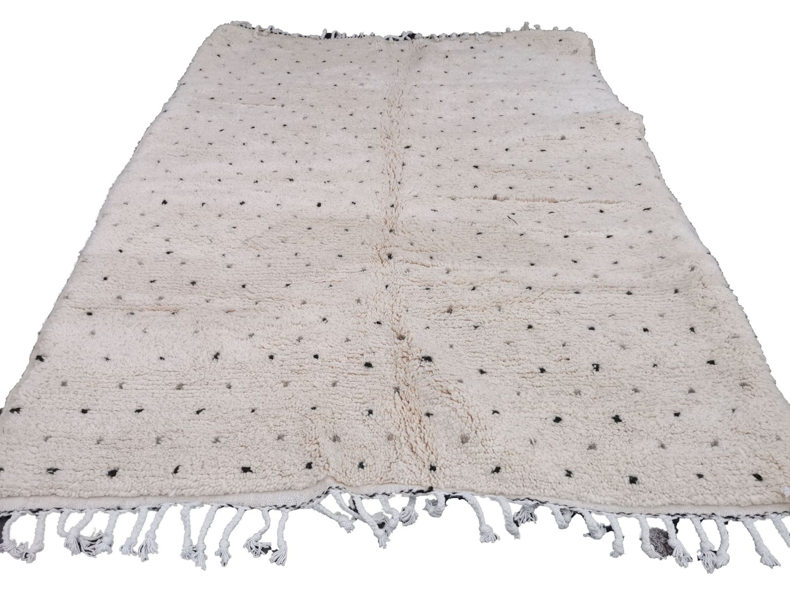 No Custom Fee. 7.2x5.2 Ft/ Large Cream Handmade Moroccan Beni Ouarain Rug Berber Carpet. Natural Wool 220x160 photo furniture