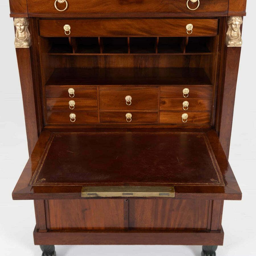 photo furniture Empire Secretary à Abattant, France Around 1810