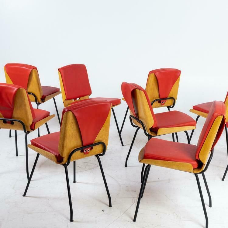 Chairs By Carlo De Carli Italy 1950s