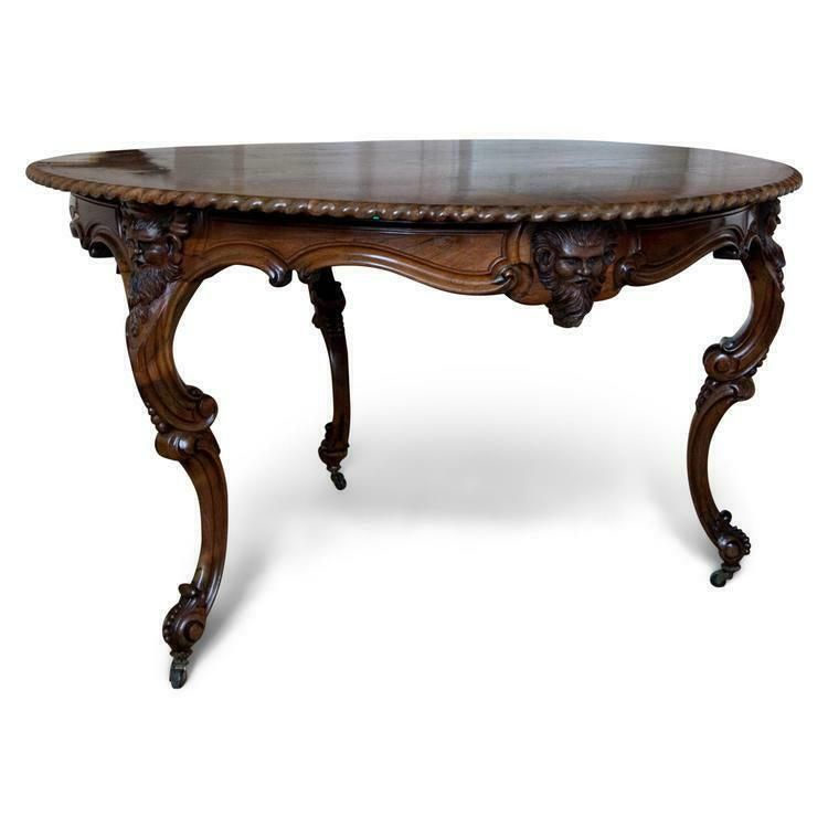photo furniture Center Table By Franz Xaver Fortner, Rococo, Germany C. 1840