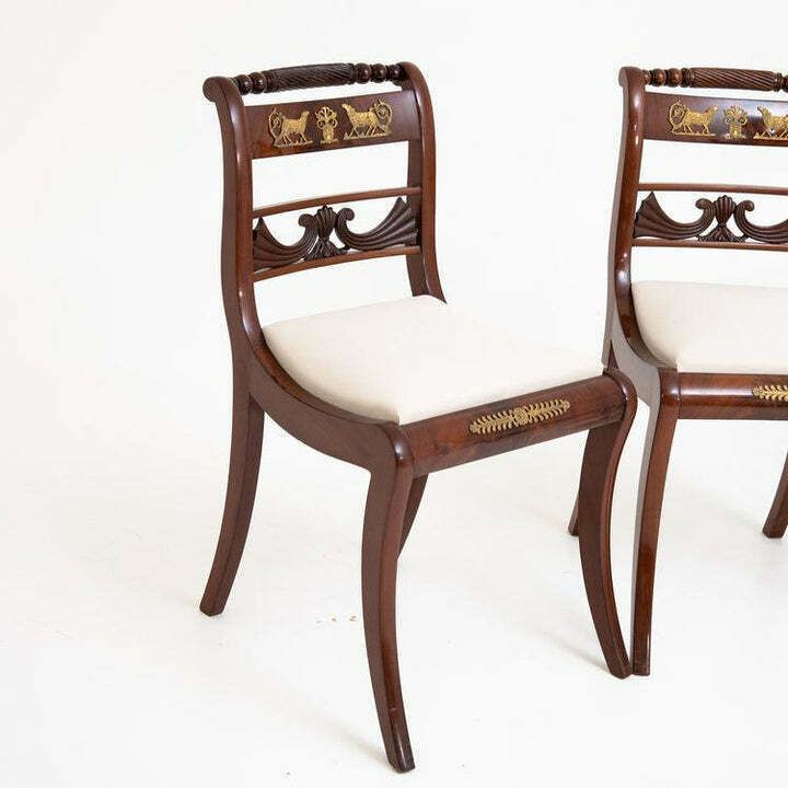 Set Of Eight Dining Room Chairs And Armchairs, Northern Germany Around 1830 photo buy