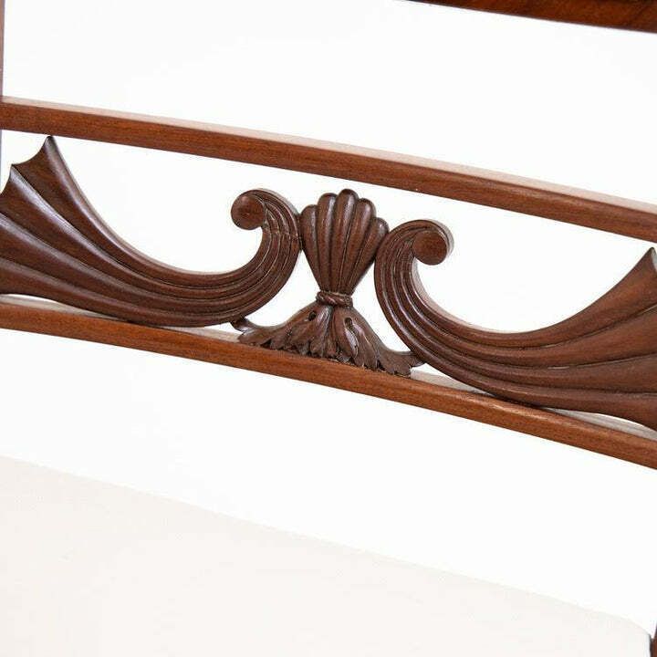 Furniture Set Of Eight Dining Room Chairs And Armchairs, Northern Germany Around 1830 photo