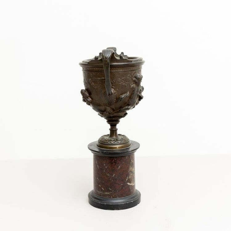 Bronze Tazzas After A Pompeian Antique, Italy 19th Century photo 2474.0