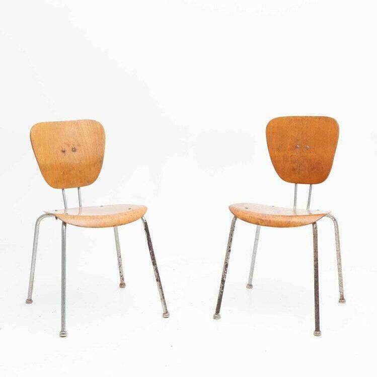 Chairs In The Style Of Egon Eiermann, Probably Mid 20th Century photo furniture