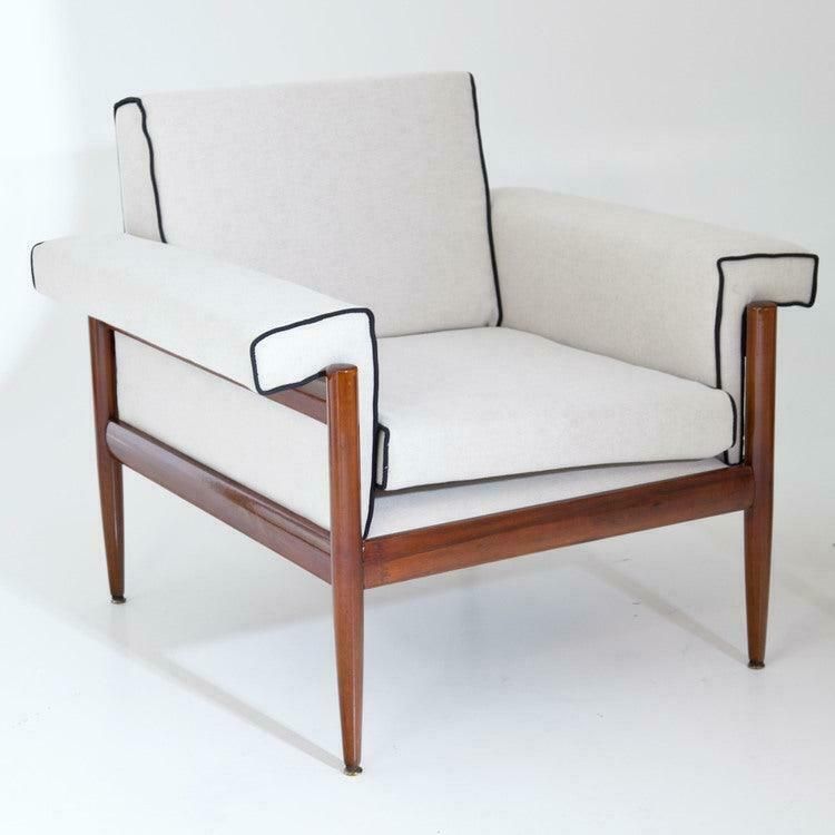Lounge Chairs, Trafilisa Isa Bergamo, Italië, Ca. Jaren 1950 photo for sale