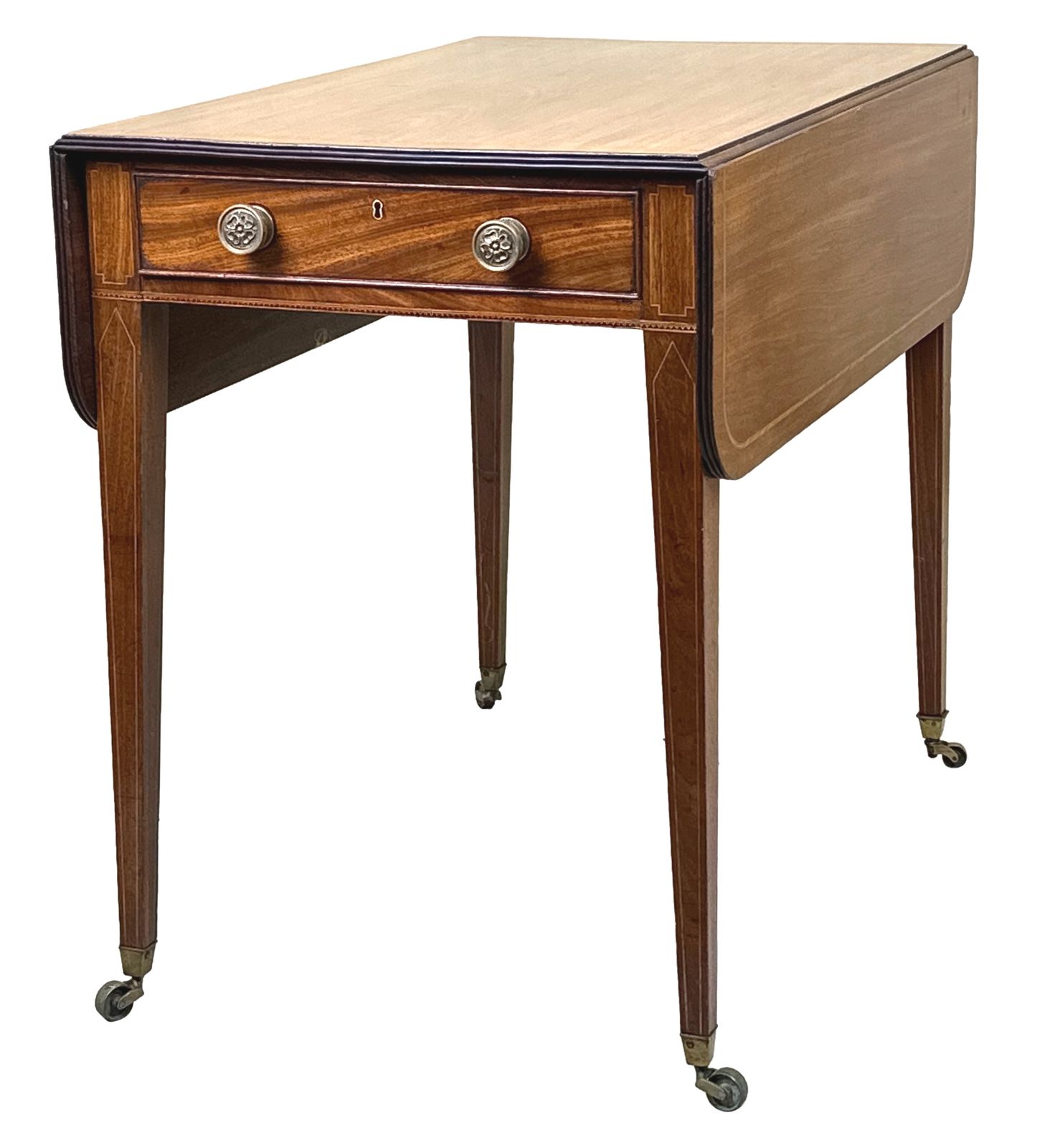 photo for sale 18th Century Georgian Mahogany Pembroke Table (England, Circa 1790)