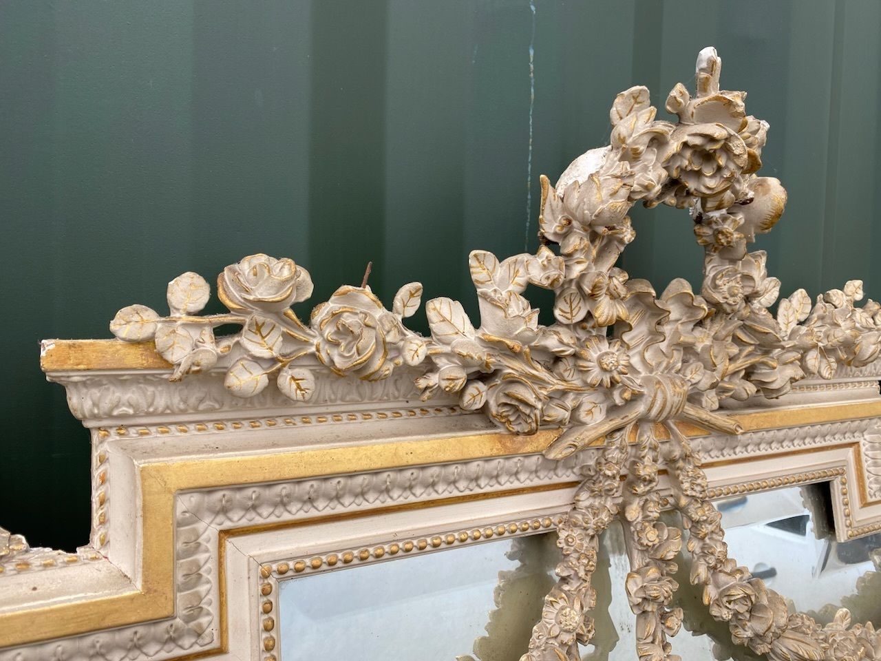 2250.0 Wonderful Large French 19th Century Wall Mirror photo