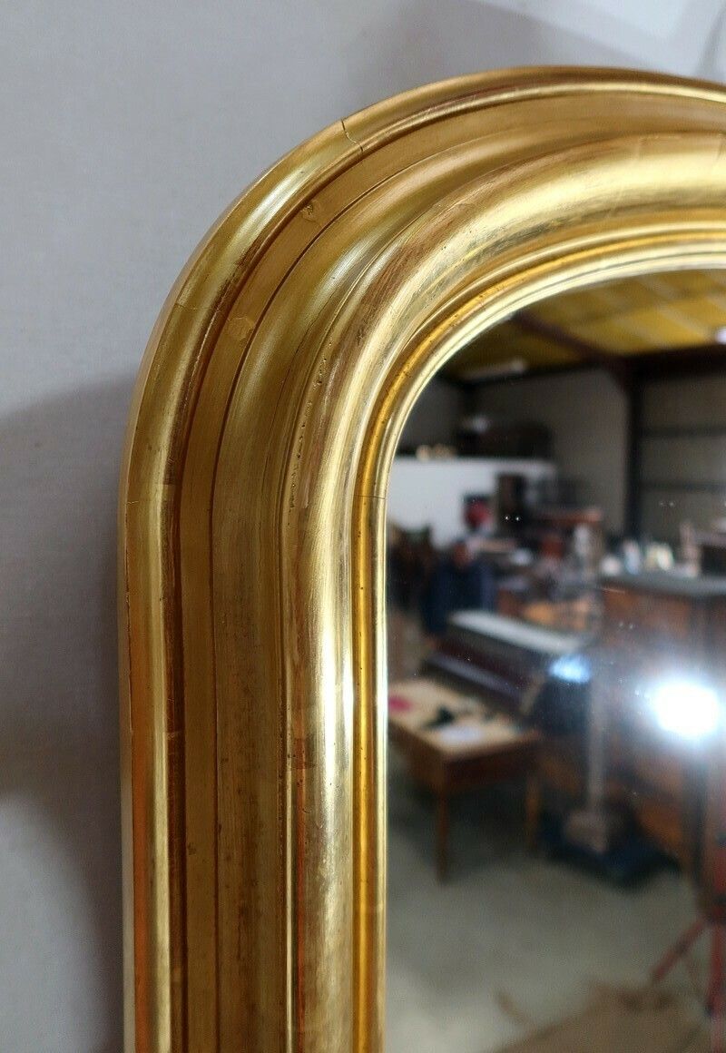 Important Mirror Gilded With Gold Leaf, Louis Philippe Period   Mid 19th Century photo vinterior