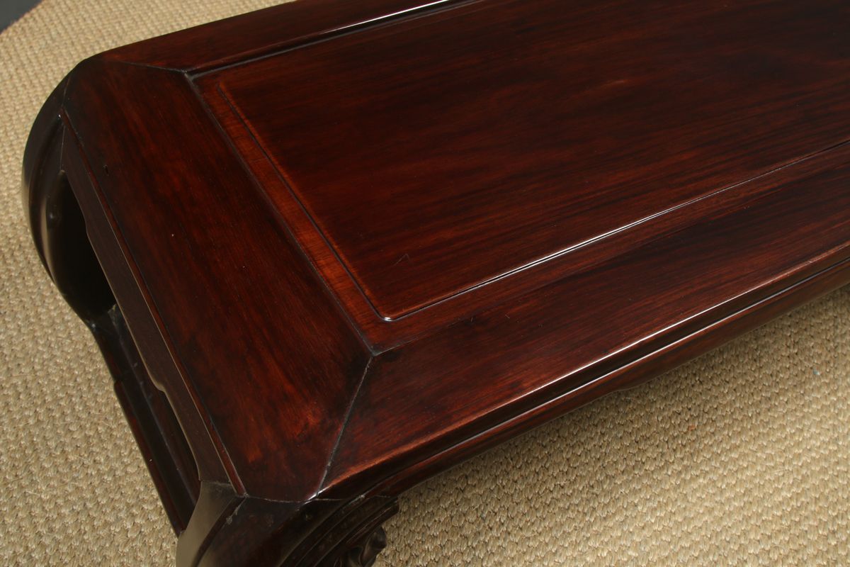 photo for sale Antique Chinese Asian Hongmu Low Kang / Opium / Coffee Table (Circa 1900)