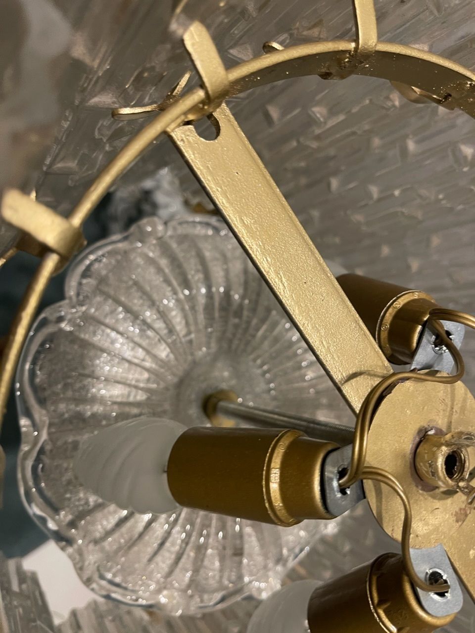 photo for sale Murano Glass Tube Chandelier By Venini