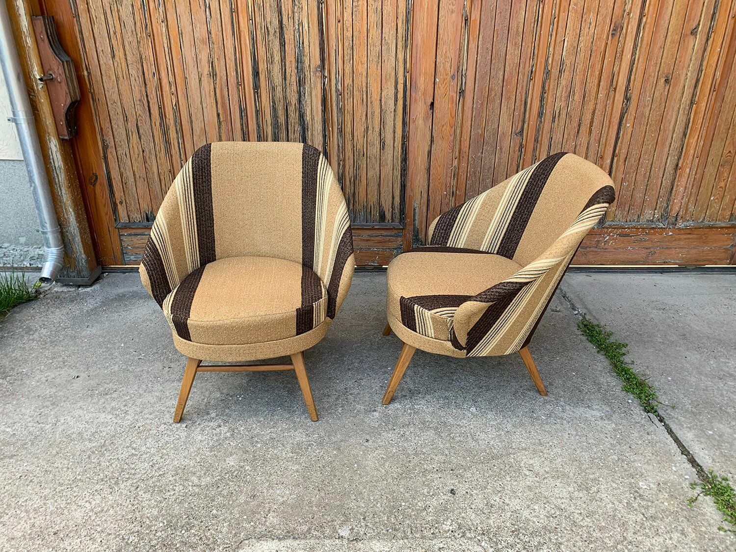 Mid Century Lounge Chairs, 1950s Set Of 2 photo Furniture