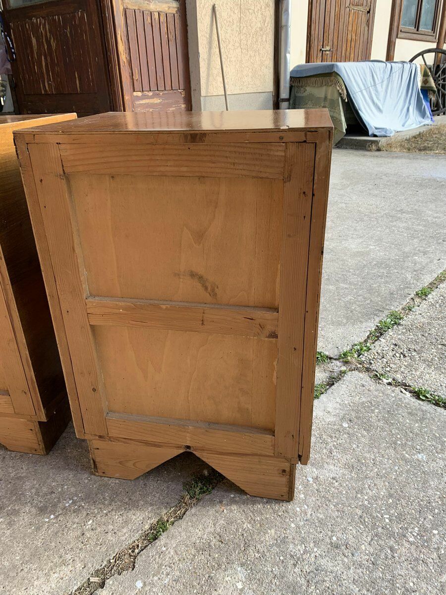 Art Deco Italian Nightstands, 1930s, Set Of 2 photo vintage