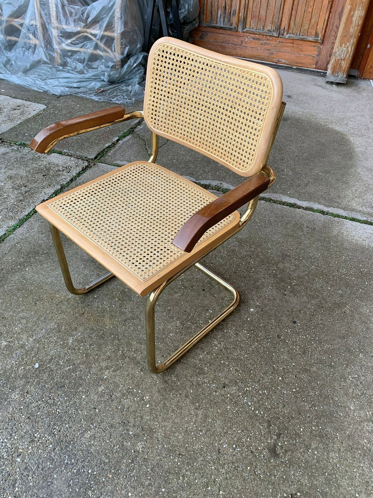 Mid Century Modern Italian Marcel Breuer B64 Cesca Chair, 70s photo furniture