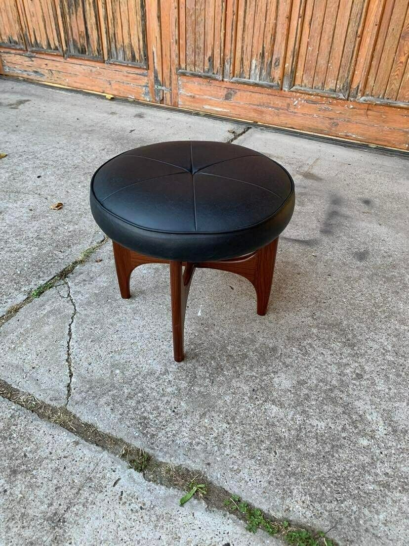 Mid Century Danish Teak Ottoman By Kofod Larsen For G Plan, 1960s photo vinterior