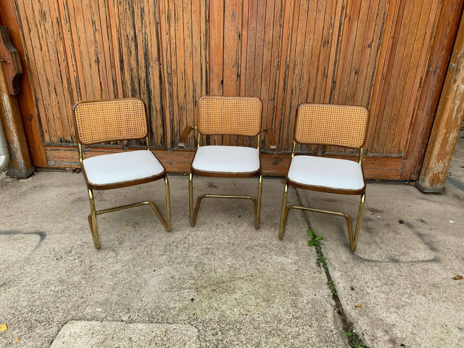 1 Of 4 Mid Century Modern Upholstered Cesca Chair Italy 1970 photo furniture