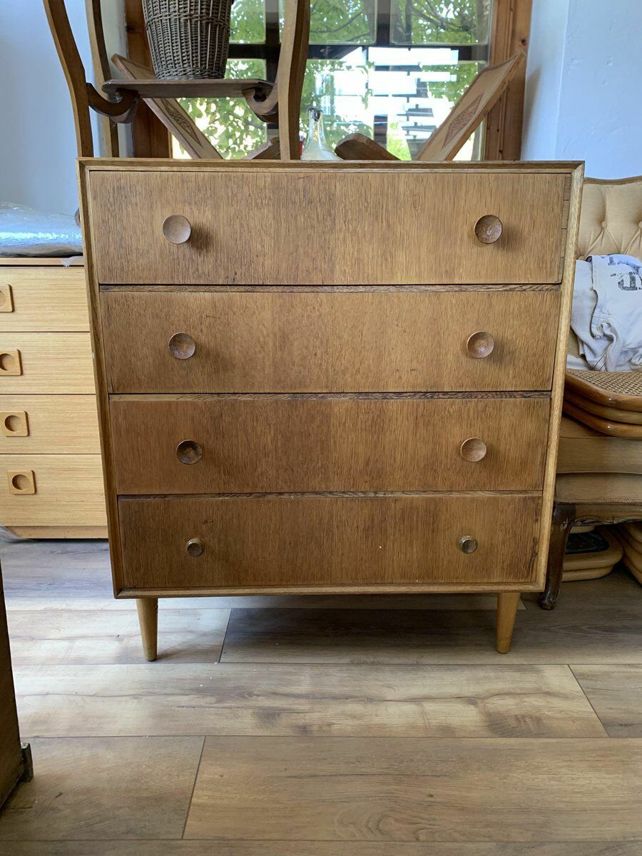Mid Century Chest Of Drawers From Meredew, 1960s photo for sale