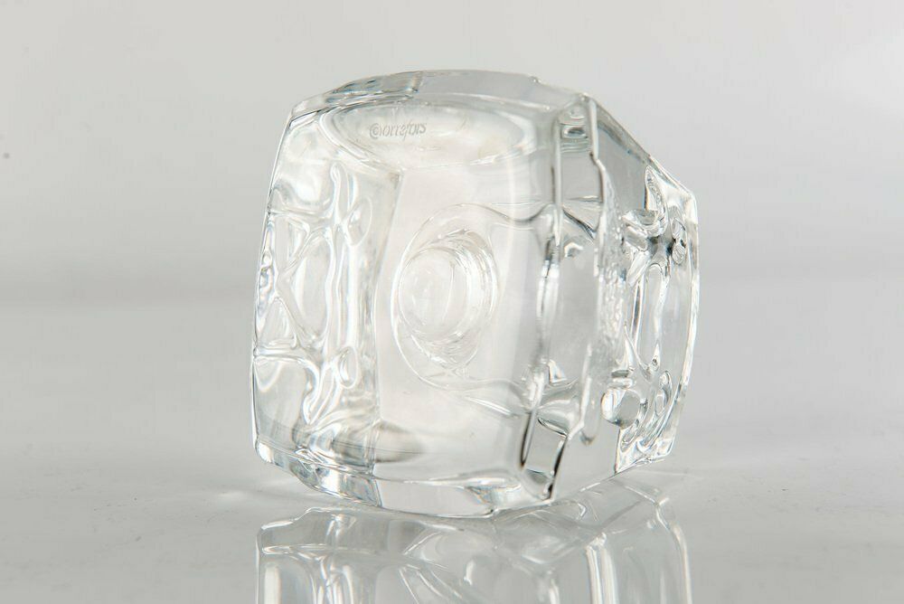 Crystal Glass Candleholders From Orrefors, Sweden, Set Of 2 photo Home Decor