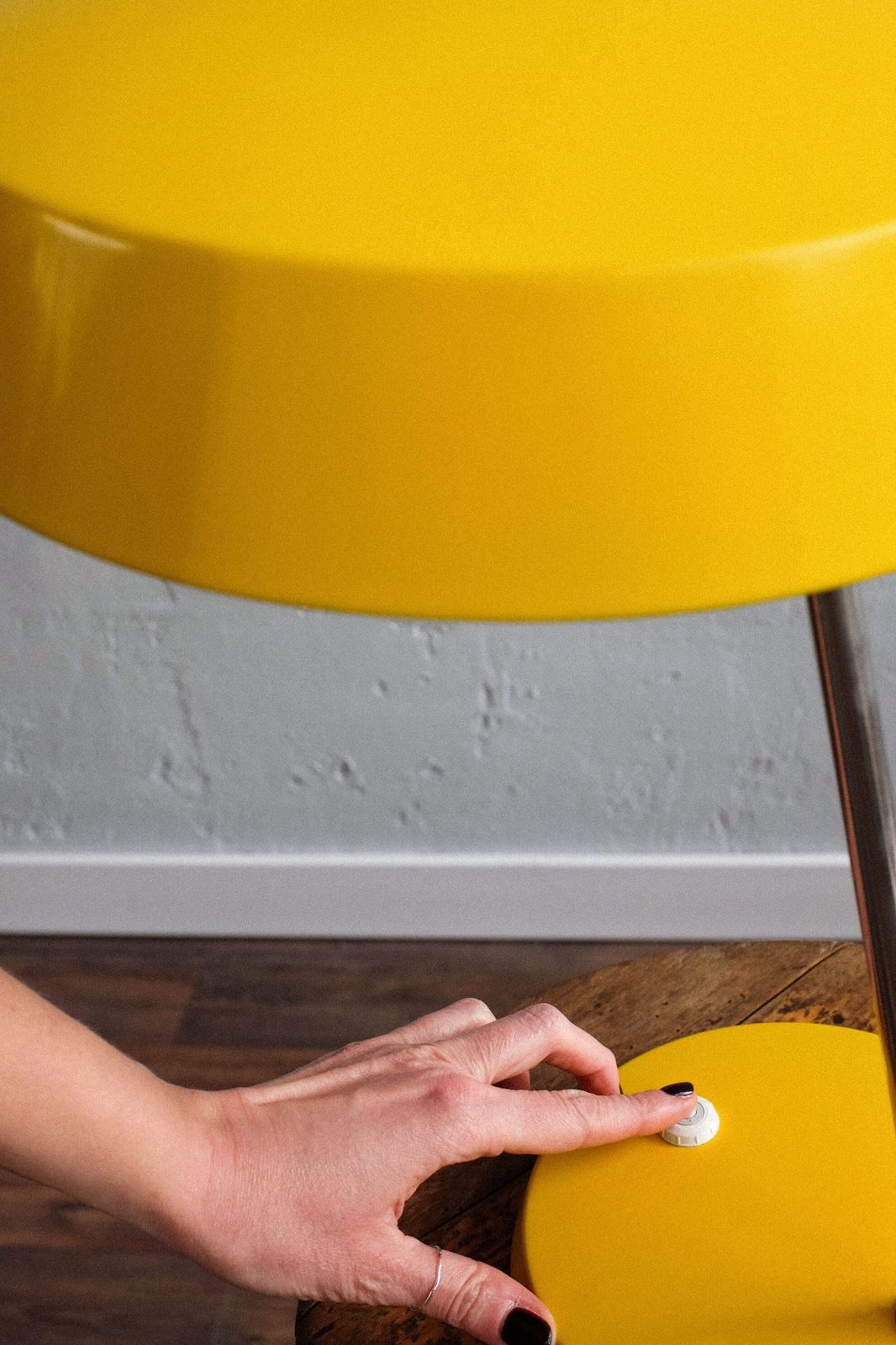 photo furniture East Germany Vintage Yellow Table Lamp By Veb Narva Leuchtenbau, 1960s