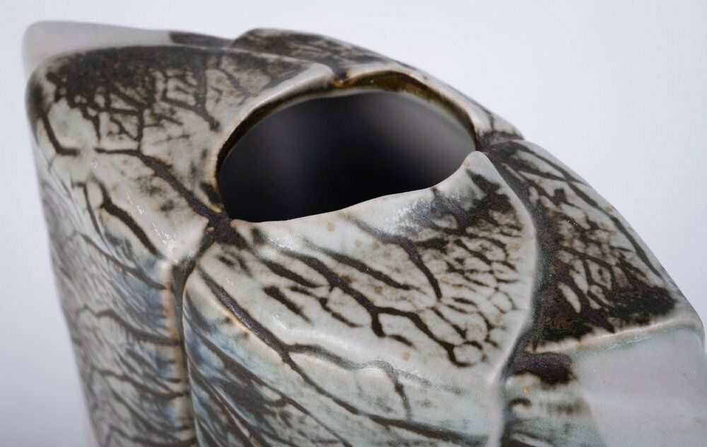 Studio Line Sculptural Leaf Vase By Antje Bruggemann For Rosenthal, Germany, 1980s photo vinterior