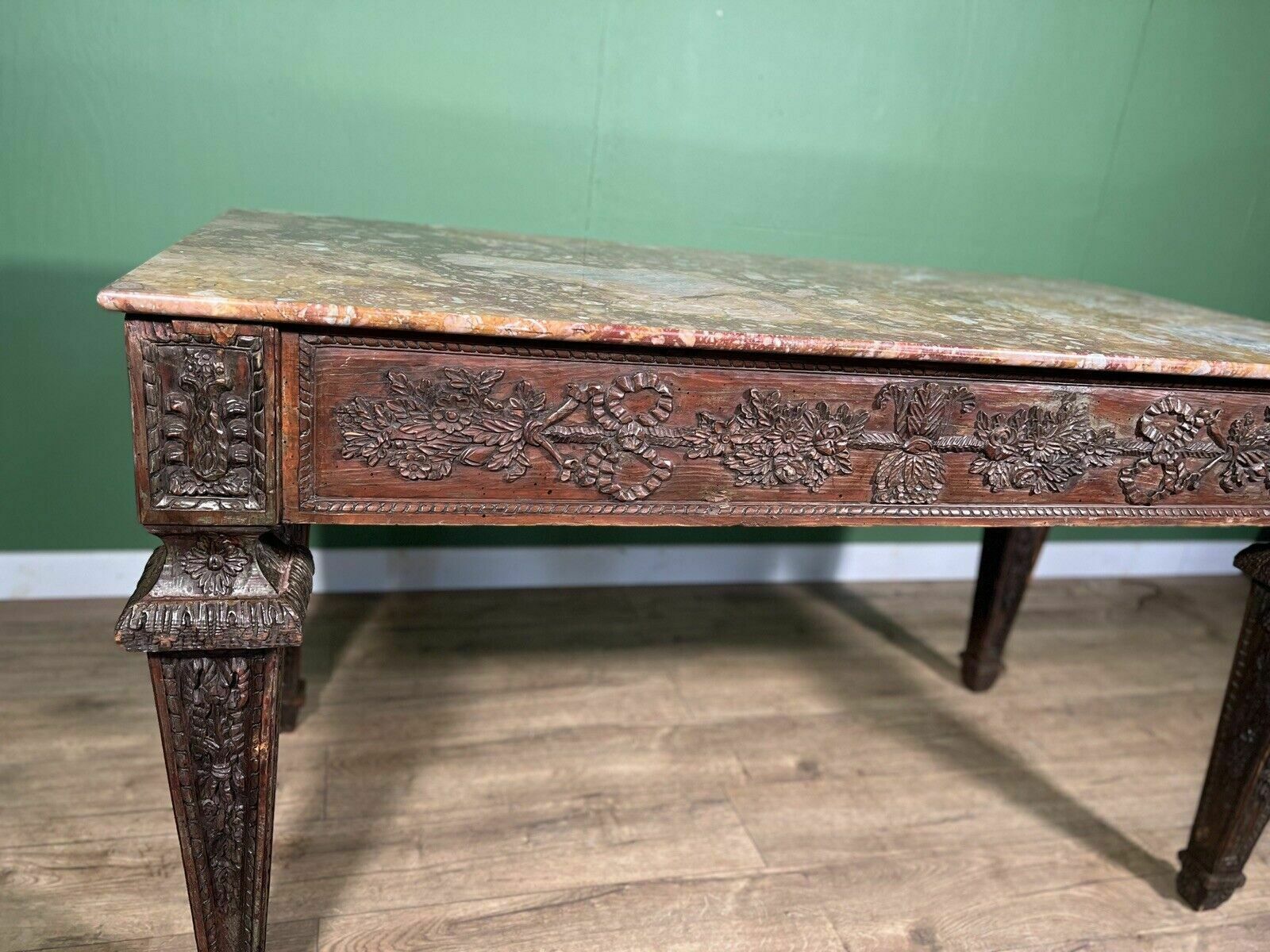 An Italian Carved Fruitwood Centre Table photo for sale