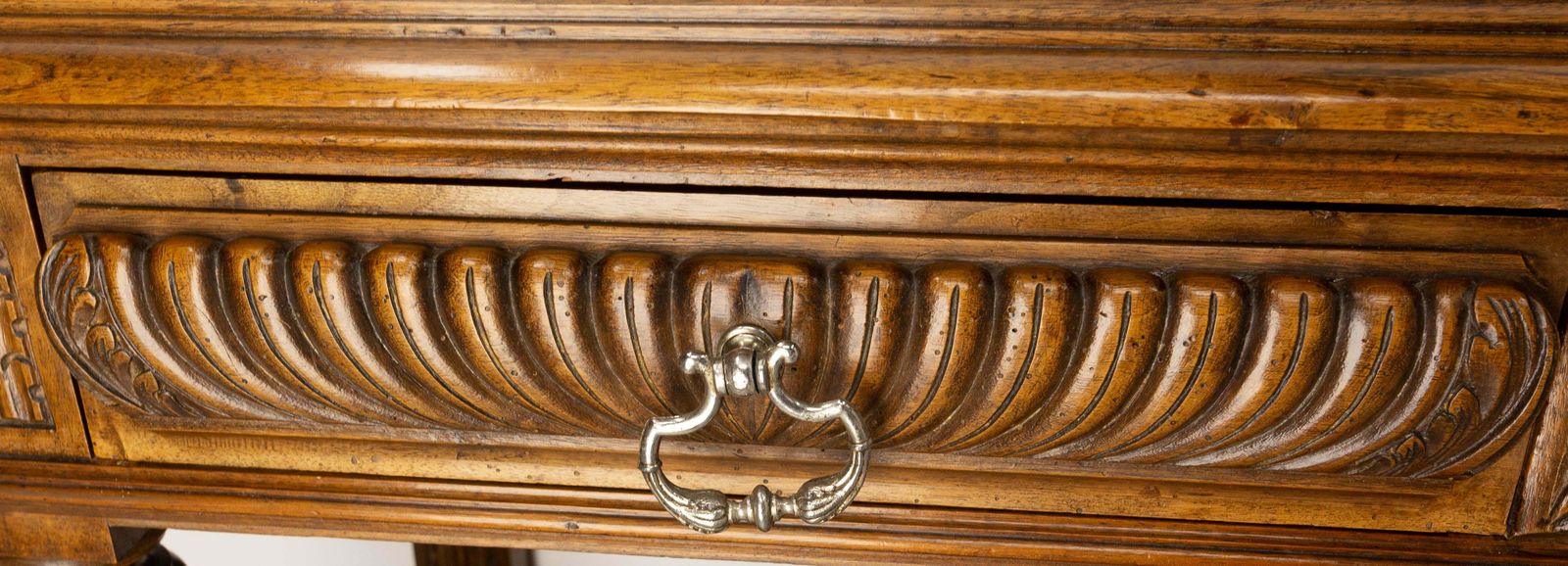 photo furniture Baluster Console Or Serving Table Marble Top Louis XIII St, French, Late 19th C