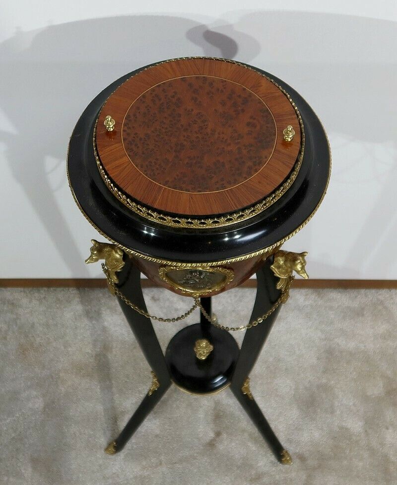 Athenian In Precious Wood, Napoleon III Period, Mid 19th Century photo Home Decor