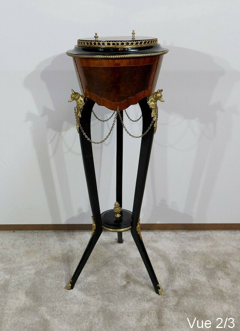 photo vintage Athenian In Precious Wood, Napoleon III Period, Mid 19th Century