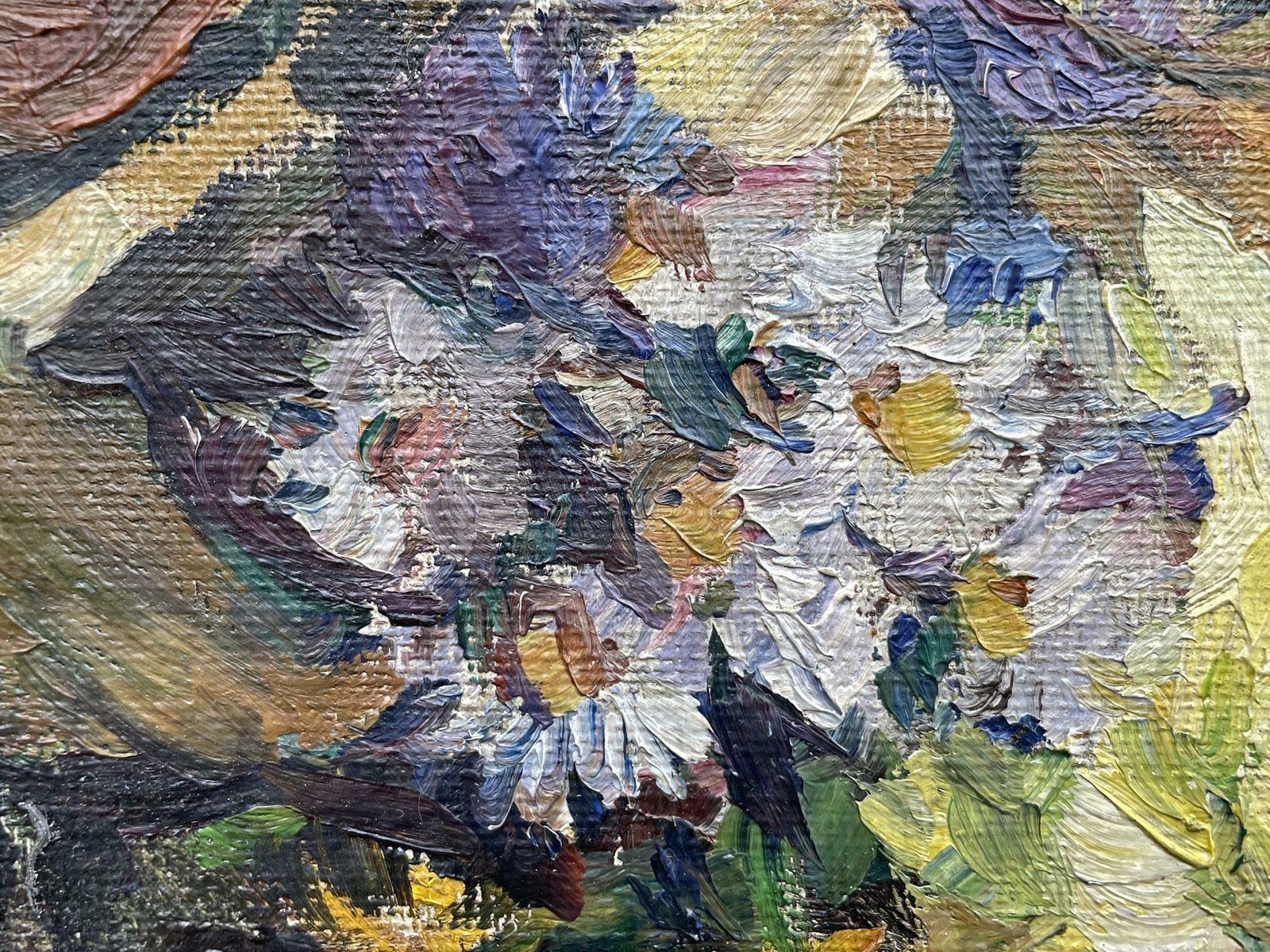 Vase Of Flowers With Fruit Oil Painting   Fitger Hermann photo vinterior
