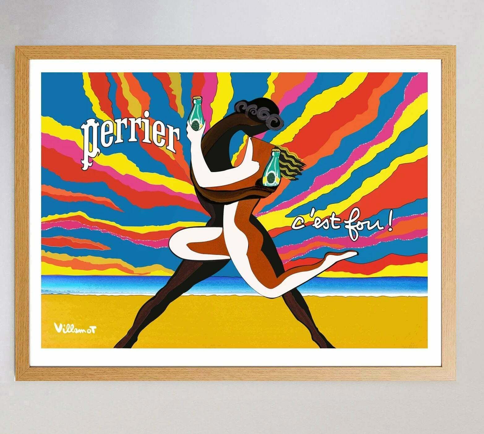 Perrier C'est Fou! Original Vintage Poster | Vinterior Perrier C'est Fou! Original Vintage Poster | Vinterior