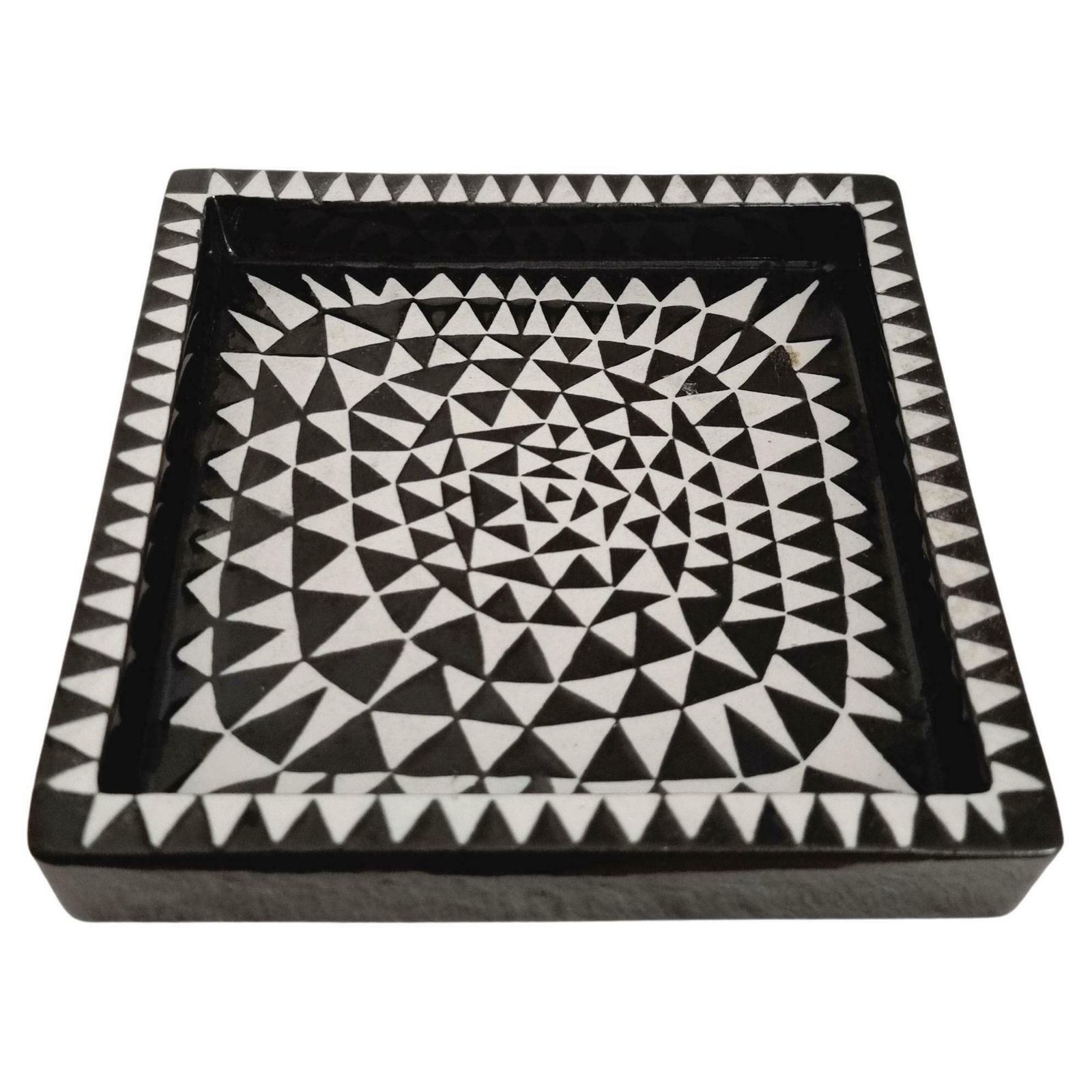 Stig Lindberg, Ceramic Tray/Ashtray Domino, Gustavsberg
