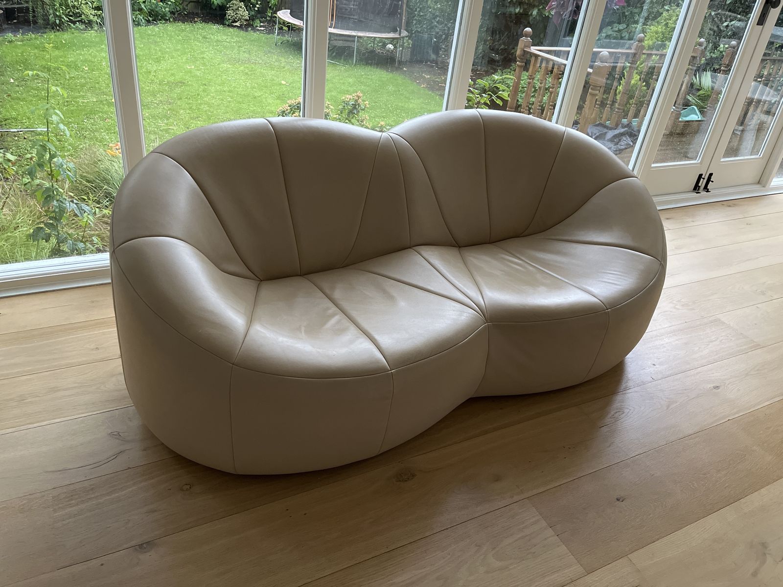 Ligne Roset Pumpkin Sofa Nude Leather | Pierre Paulin | Ligne