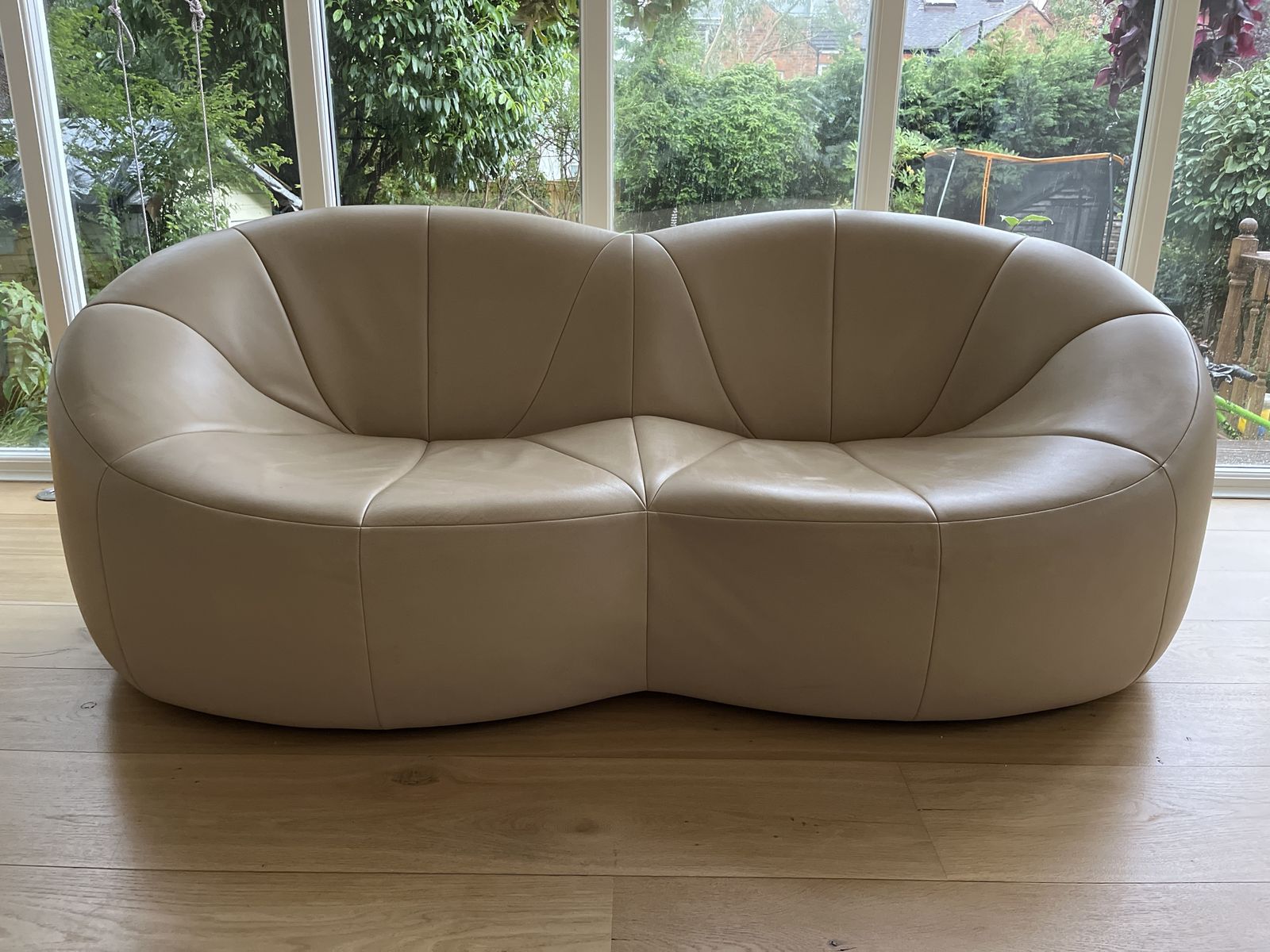 Ligne Roset Pumpkin Sofa Nude Leather | Pierre Paulin | Ligne