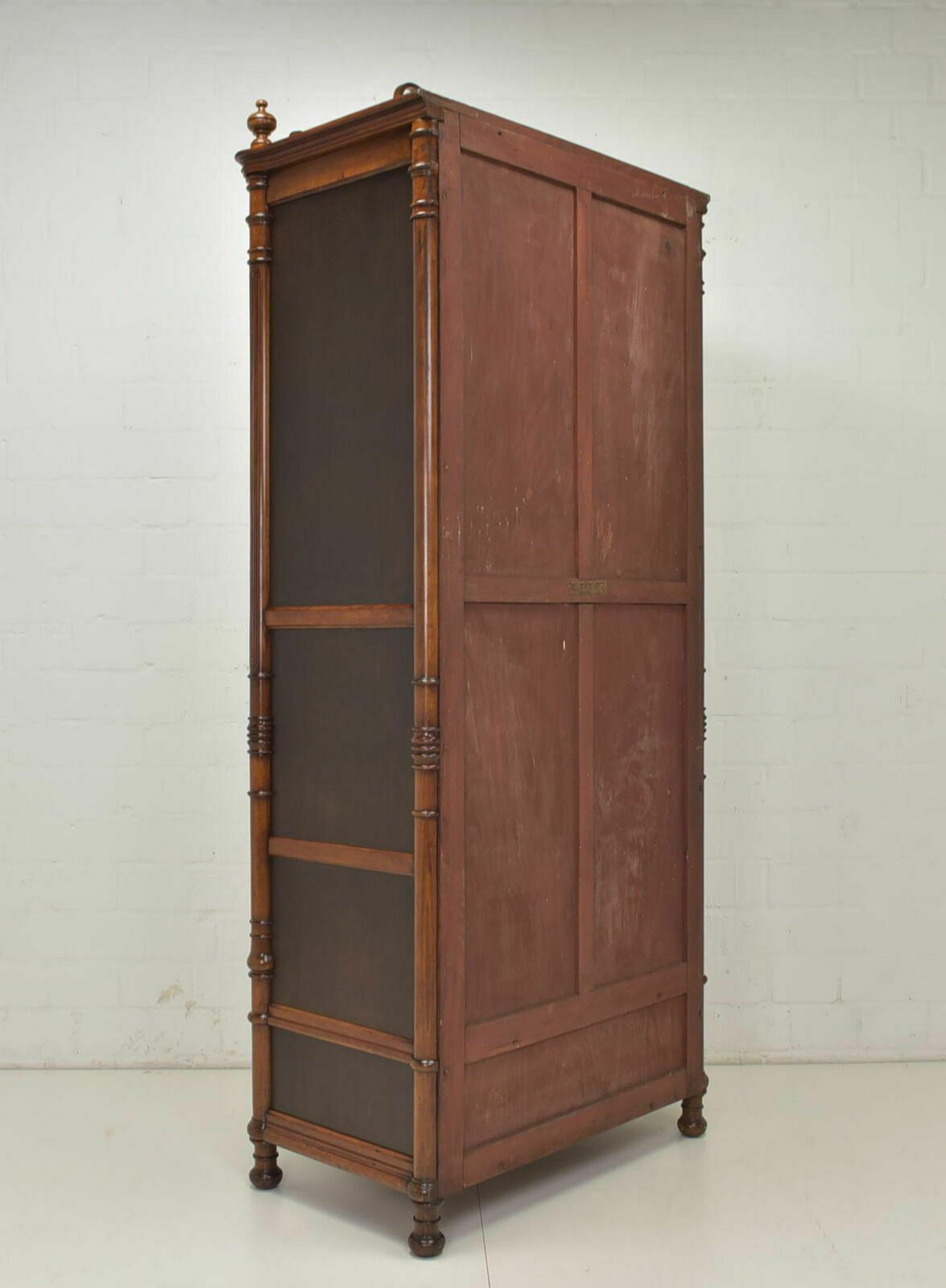 Antique! Single Door Wardrobe Restored J & J Kohn Bentwood Hall